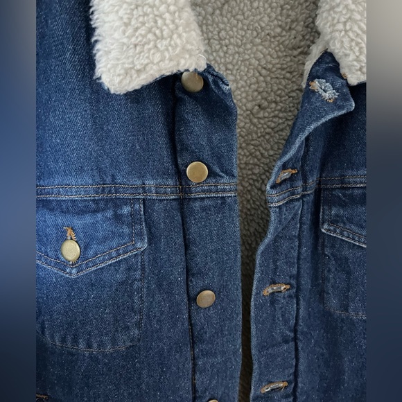 American Apparel Sherpa Jean Jacket - Picture 3 of 4